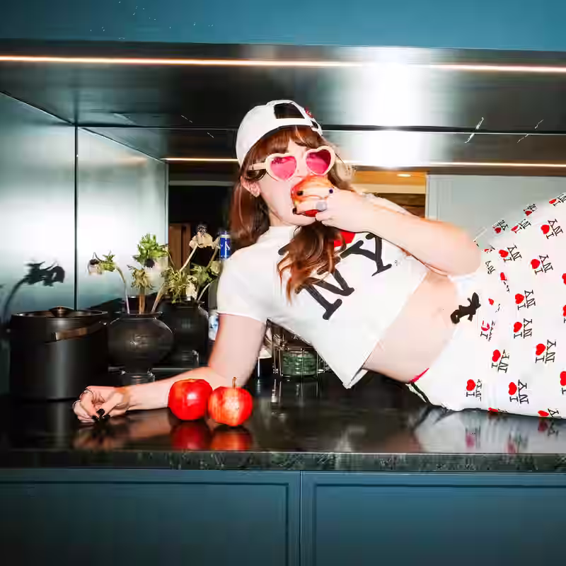 For Natalie Palamides, ‘Weer’ and Her Stage Work Are Her Clowning Glory