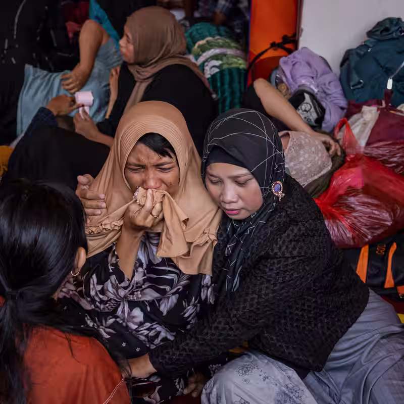 Indonesia School Collapse Leaves Families Gripped by Grief and Fury