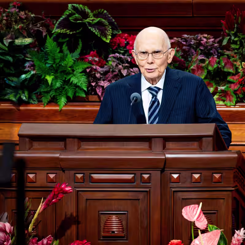 Dallin H. Oaks Addresses Latter-day Saints General Conference