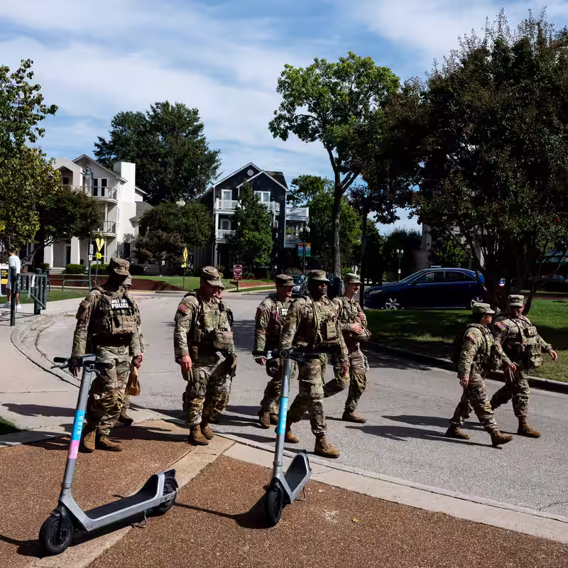 National Guard Troops Begin to Trickle Into Memphis