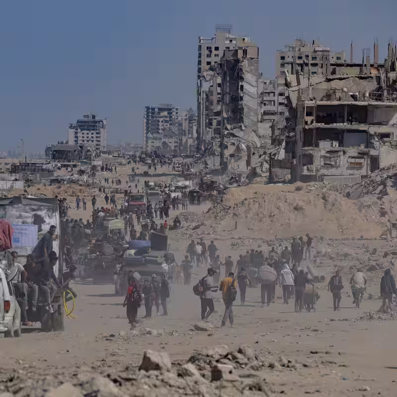 Palestinians See Little to Celebrate Even Though the Bombs Have Stopped