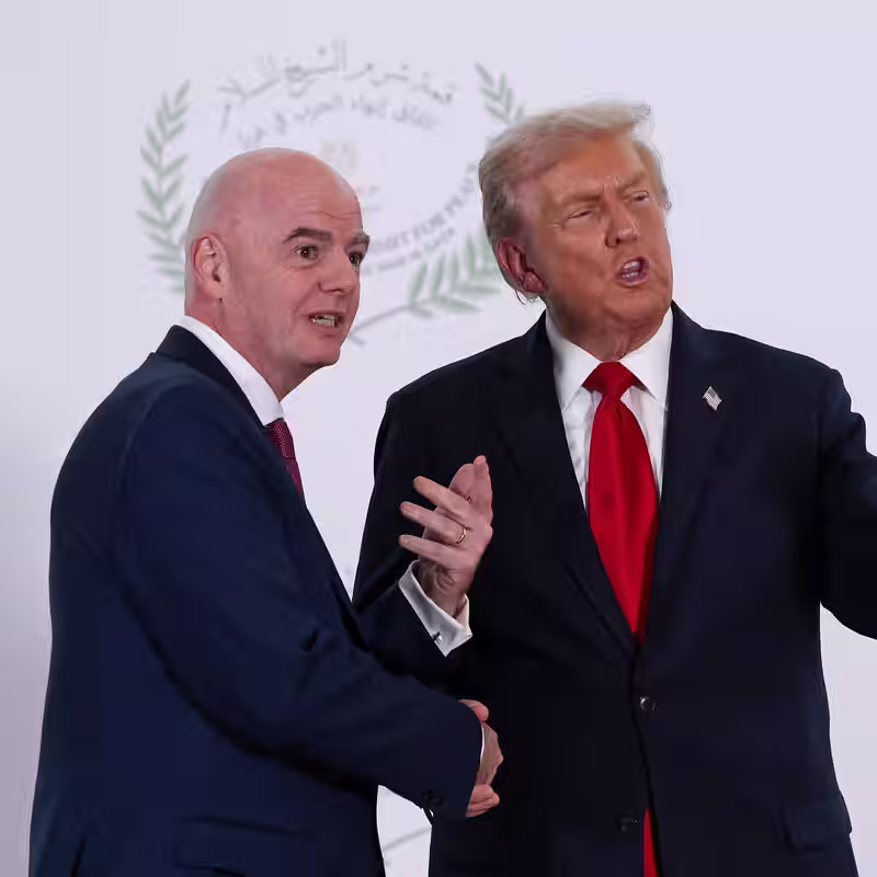 Why Was the President of FIFA at the Gaza Summit?