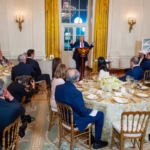 Trump Hosts Dinner for Wealthy Donors to White House Ballroom